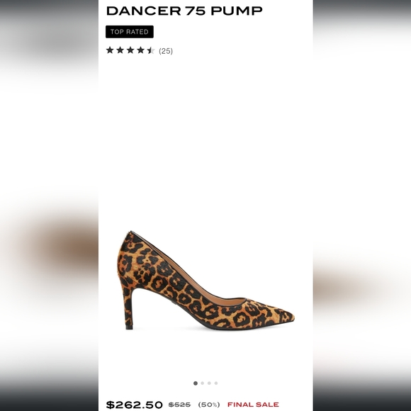 Stuart Weitzman leopard calf skin heels - Picture 6 of 6